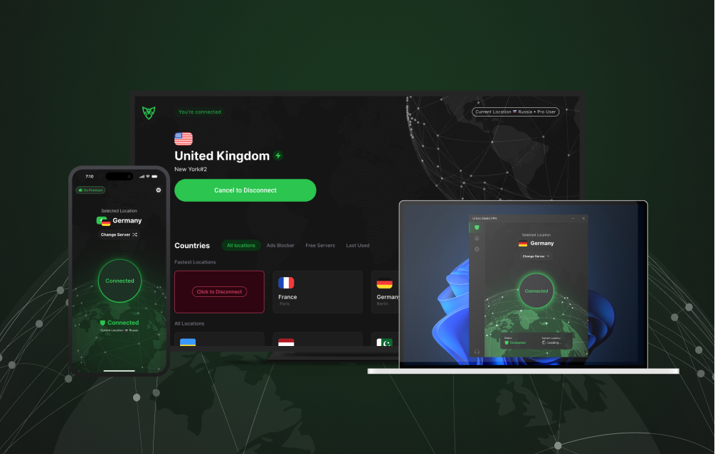 Urban Shield VPN interface cover